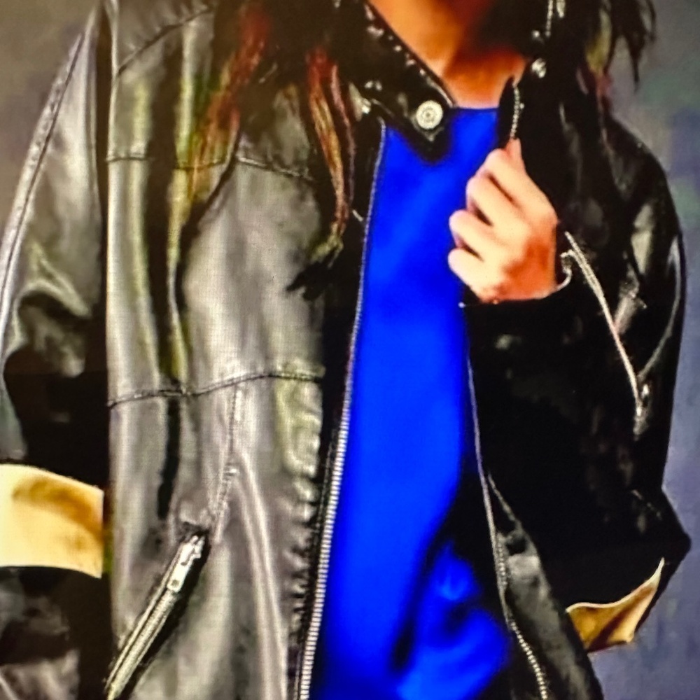 We The Free People Ryder Sport Vegan Moto Jacket - Picture 3 of 4